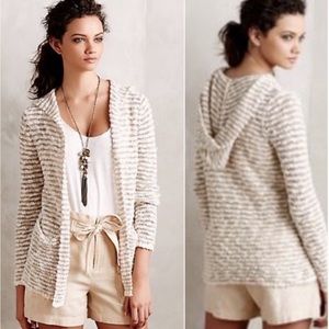 NWOT Anthropologie Hooded Cardigan by Moth